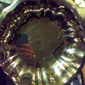 Silver bowl by oneida